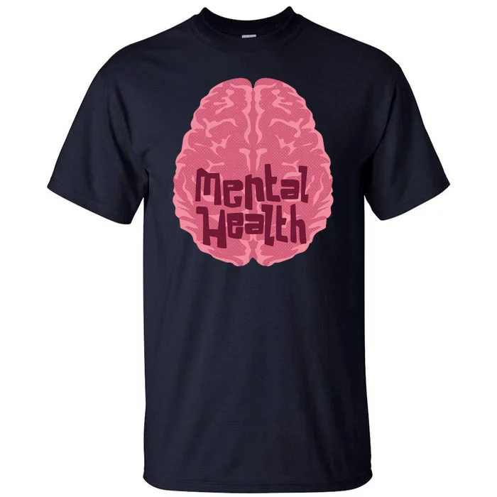 Mental Health Awareness Brain Tall T-Shirt