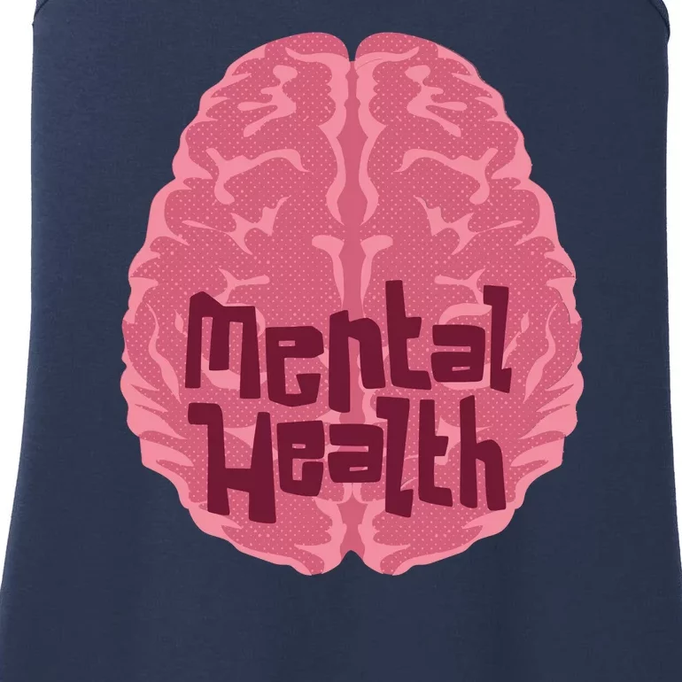 Mental Health Awareness Brain Ladies Essential Tank