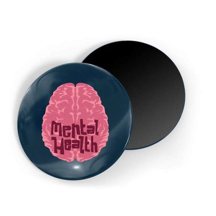 Mental Health Awareness Brain Magnet