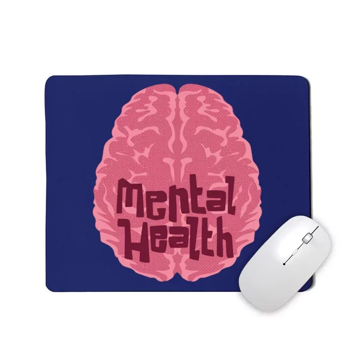 Mental Health Awareness Brain Mousepad