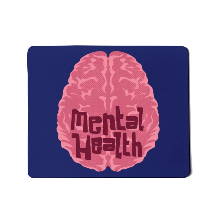 Mental Health Awareness Brain Mousepad