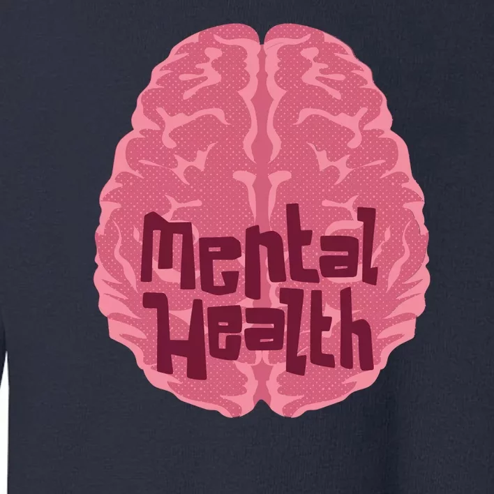 Mental Health Awareness Brain Toddler Sweatshirt