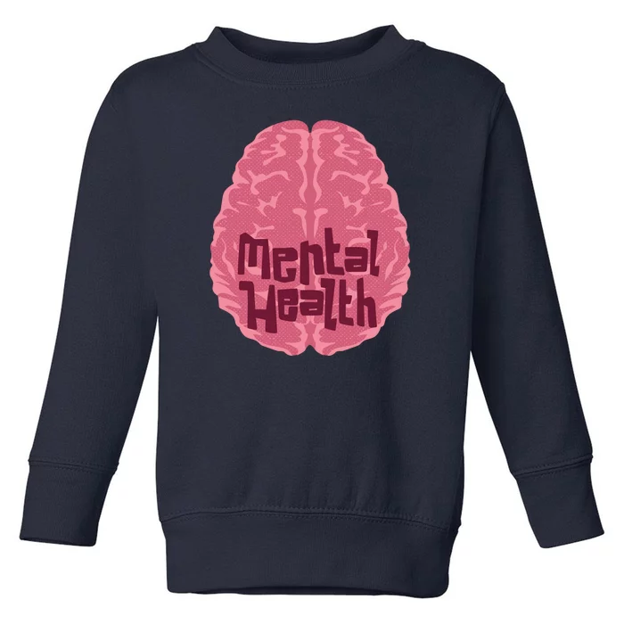 Mental Health Awareness Brain Toddler Sweatshirt