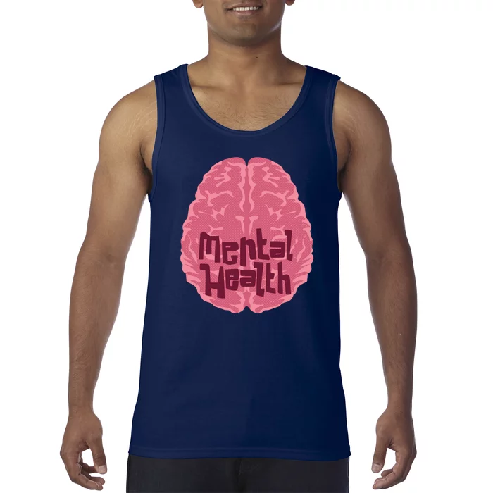 Mental Health Awareness Brain Tank Top