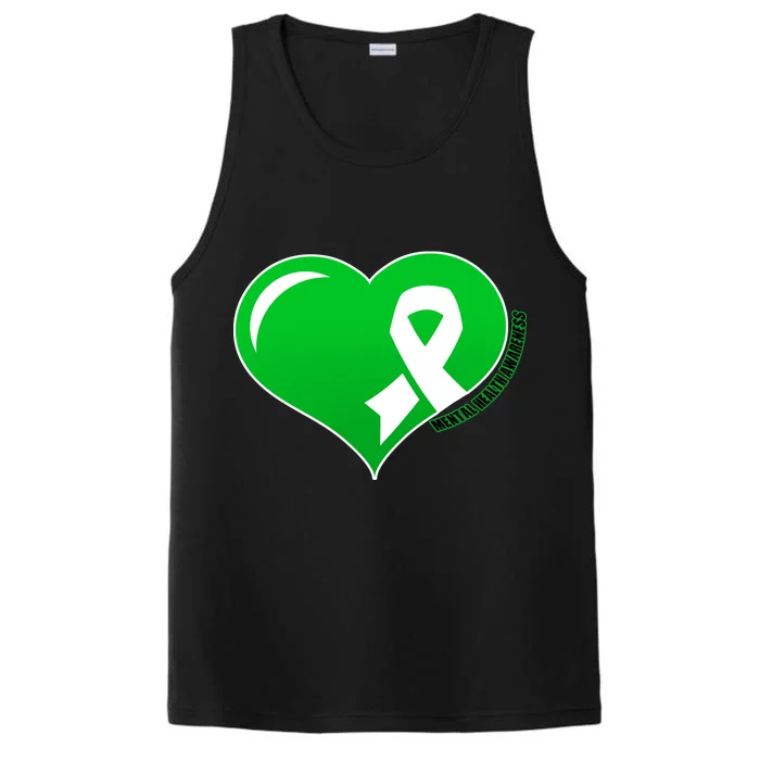 Mental Health Awareness Heart Performance Tank