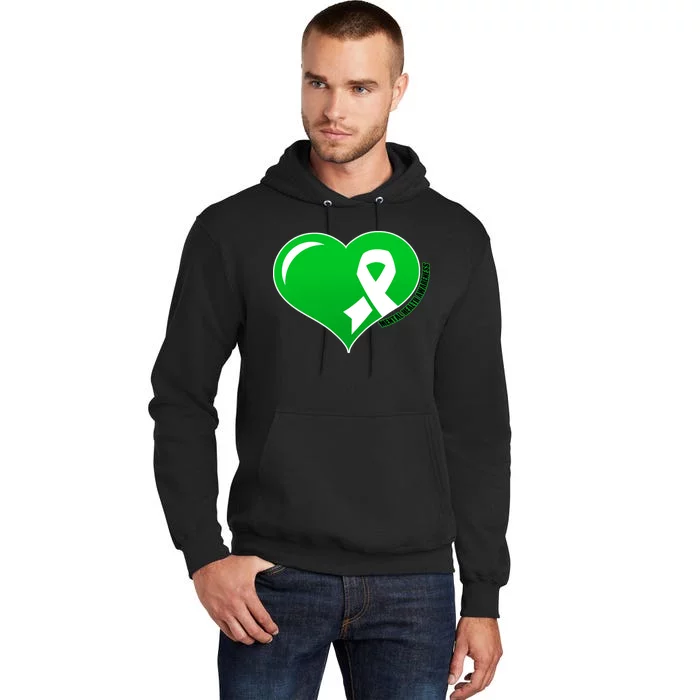 Mental Health Awareness Heart Tall Hoodie