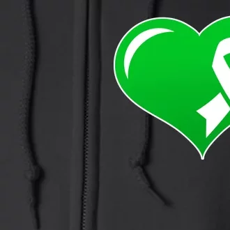 Mental Health Awareness Heart Full Zip Hoodie