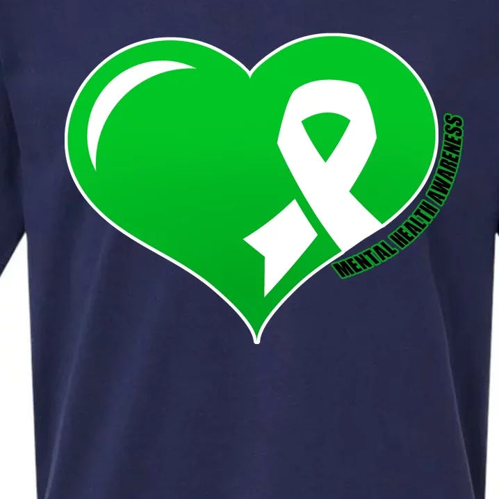 Mental Health Awareness Heart Sueded Cloud Jersey T-Shirt