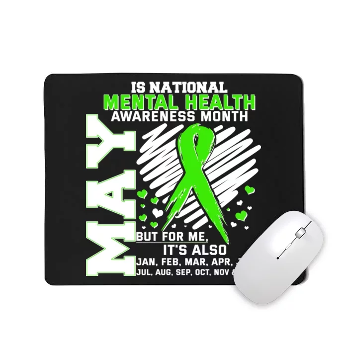 Mental Health Awareness Month Is All Year Long Mousepad