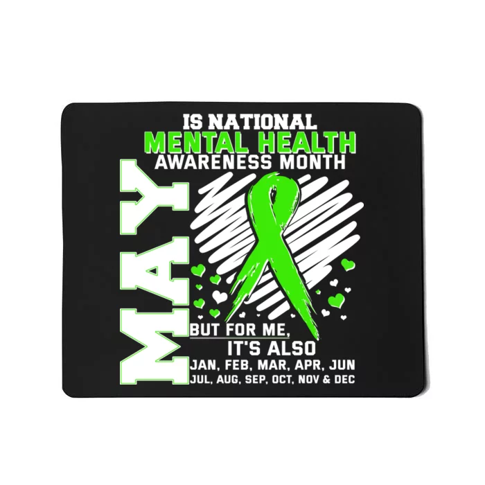 Mental Health Awareness Month Is All Year Long Mousepad