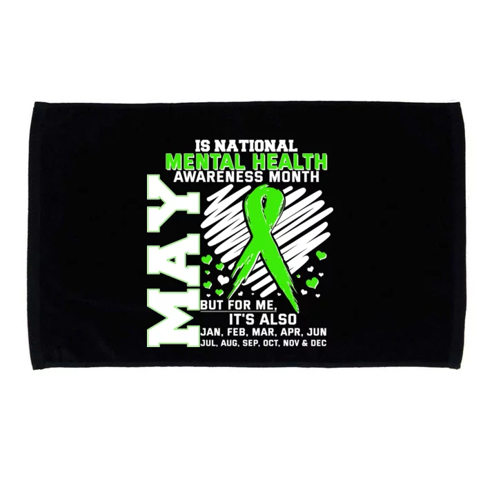 Mental Health Awareness Month Is All Year Long Microfiber Hand Towel