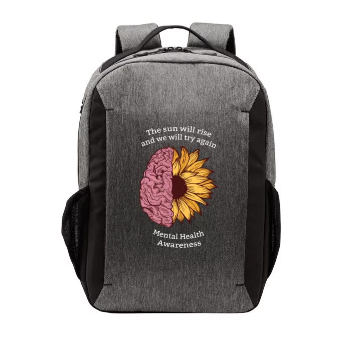 Mental Health Awareness Sun Will Rise Vector Backpack