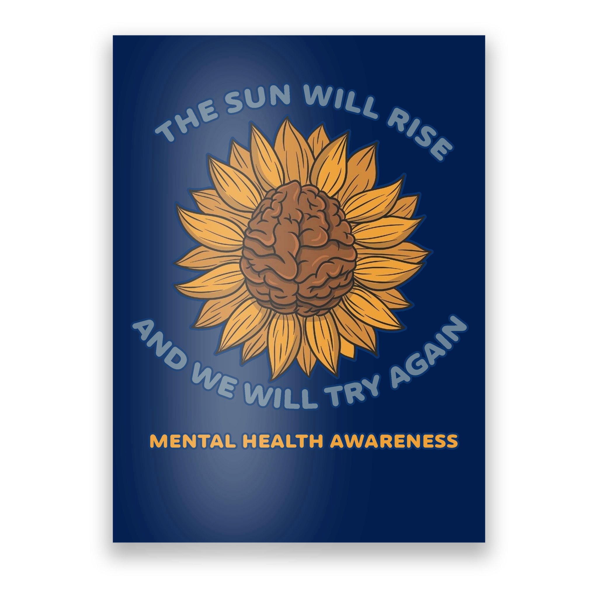 Mental Health Awareness Sun Will Rise Front & Back Coffee Mug