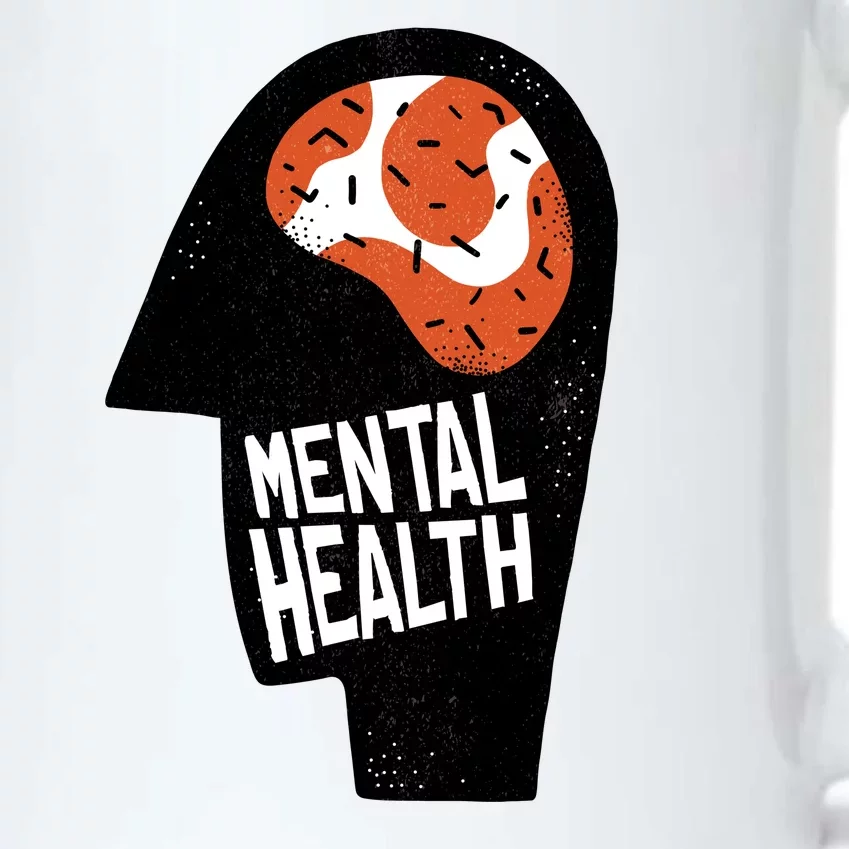 Mental Health Brain Black Color Changing Mug