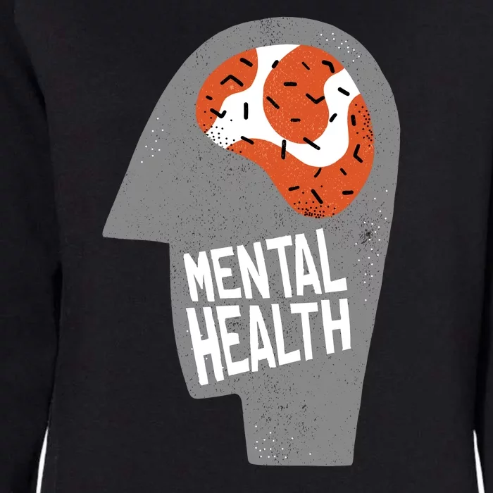 Mental Health Brain Womens California Wash Sweatshirt