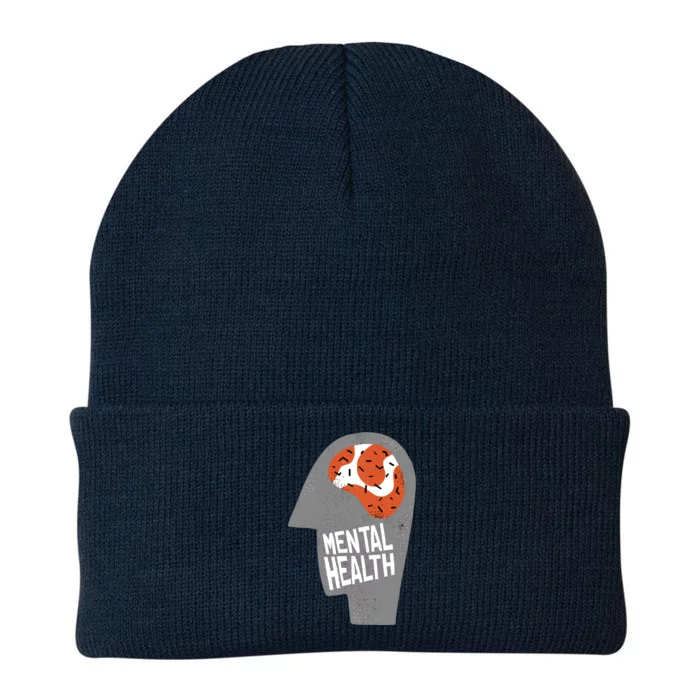 Mental Health Brain Knit Cap Winter Beanie