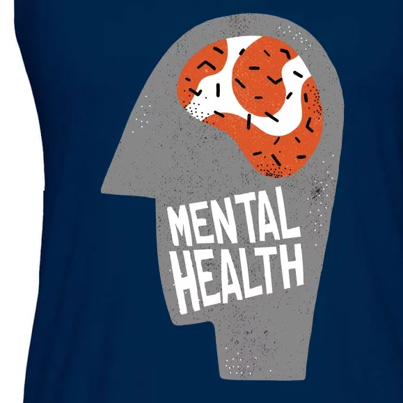 Mental Health Brain Ladies Essential Flowy Tank