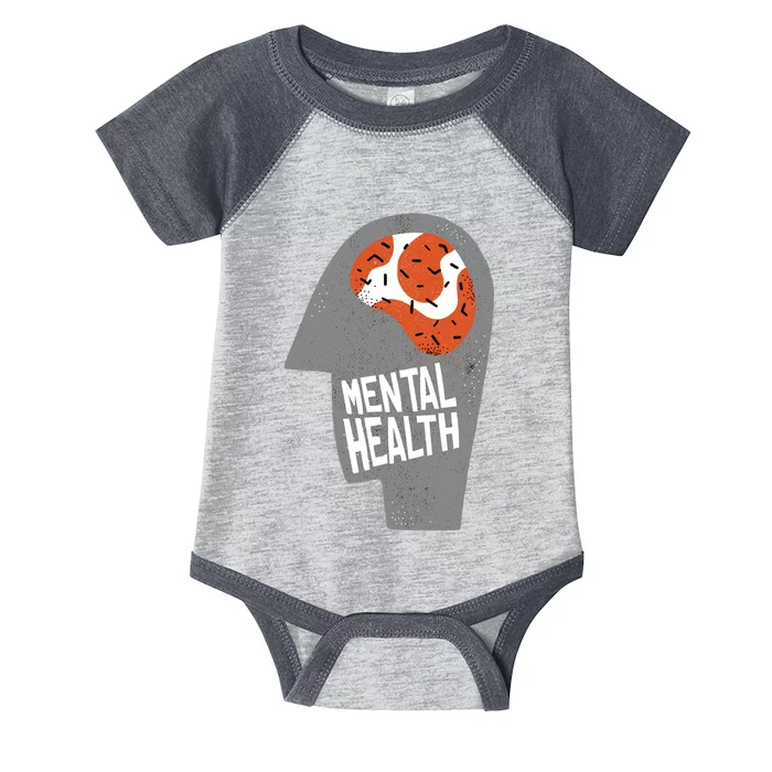 Mental Health Brain Infant Baby Jersey Bodysuit