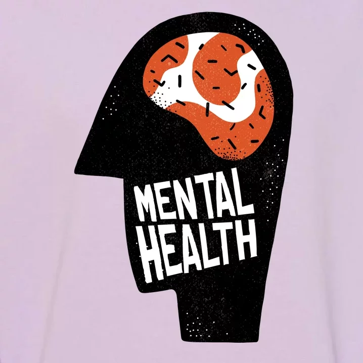 Mental Health Brain Garment-Dyed Sweatshirt