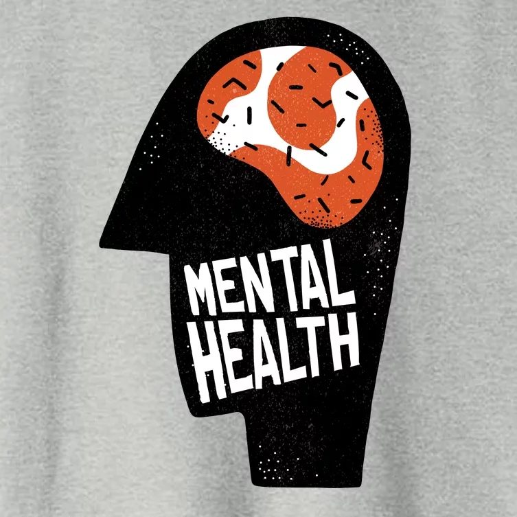 Mental Health Brain Women's Crop Top Tee