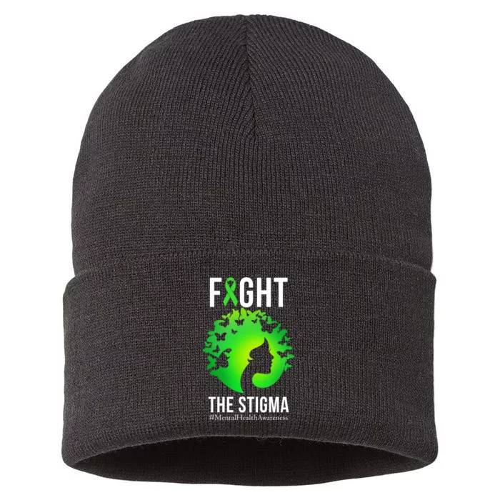 Mental Health Fight The Stigma Sustainable Knit Beanie