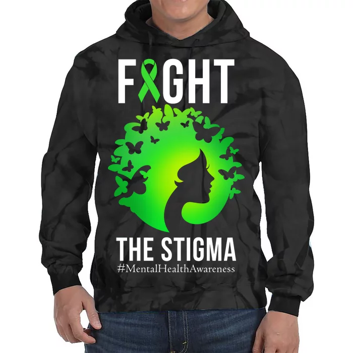 Mental Health Fight The Stigma Tie Dye Hoodie