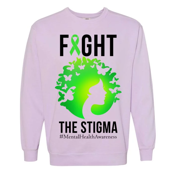 Mental Health Fight The Stigma Garment-Dyed Sweatshirt