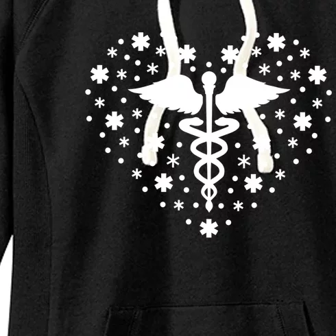 Mental Health Heart Symbol Women's Fleece Hoodie