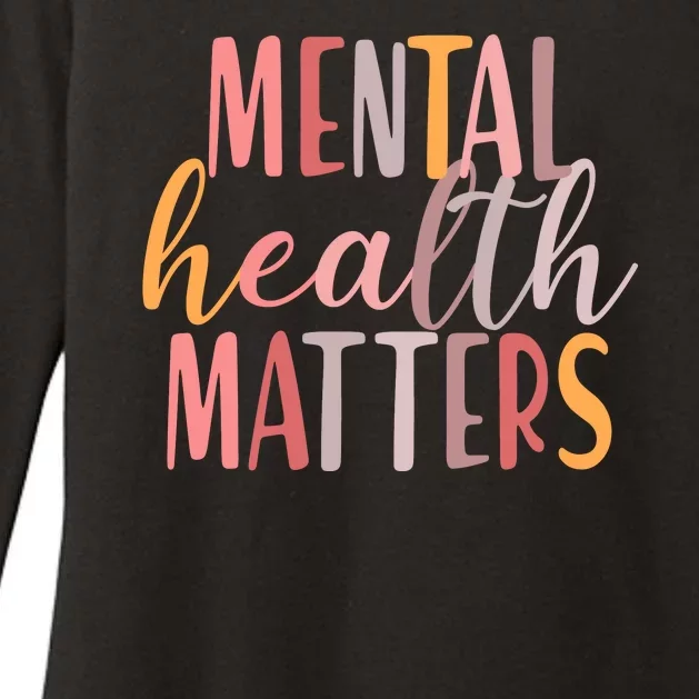 Mental Health Matters Womens CVC Long Sleeve Shirt