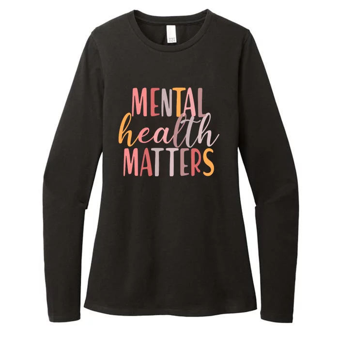 Mental Health Matters Womens CVC Long Sleeve Shirt