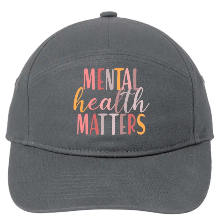 Mental Health Matters 7-Panel Snapback Hat