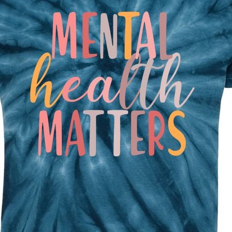 Mental Health Matters Kids Tie-Dye T-Shirt