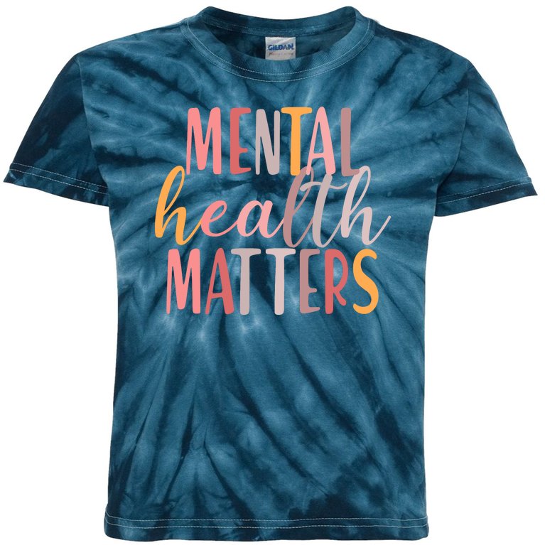 Mental Health Matters Kids Tie-Dye T-Shirt