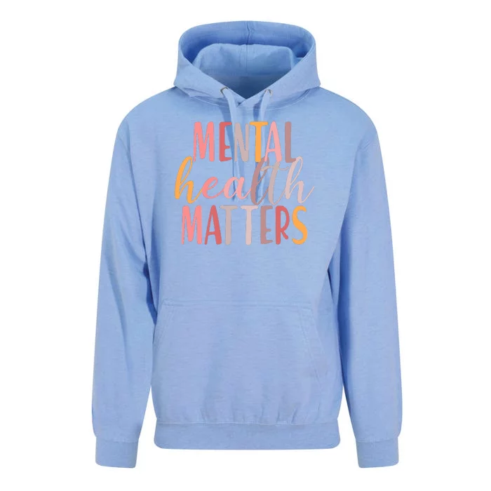 Mental Health Matters Unisex Surf Hoodie