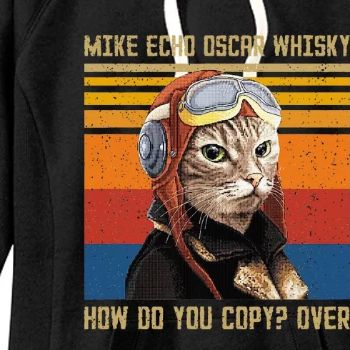 Mike Echo Oscar Whisky How Do You Copy Women's Fleece Hoodie