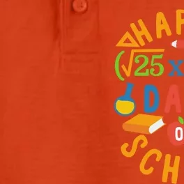 Math Equation Outfit Happy 100 Days Of School Algebra Meaningful Gift Dry Zone Grid Performance Polo