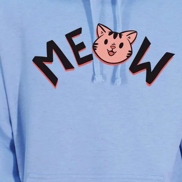 Meow Kitten Face Unisex Surf Hoodie