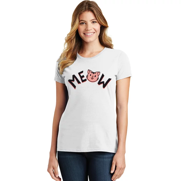 Meow Kitten Face Women's T-Shirt