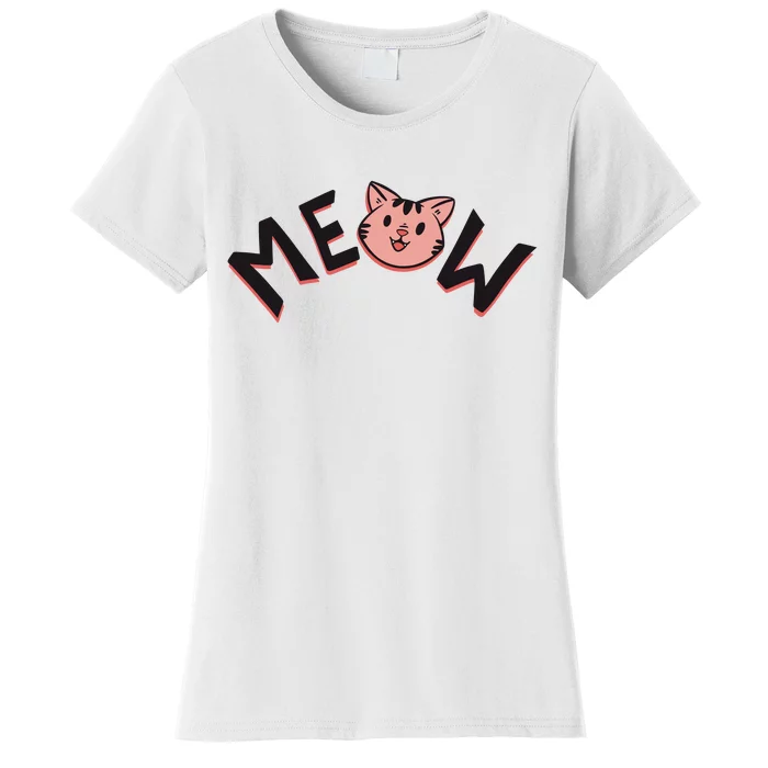 Meow Kitten Face Women's T-Shirt