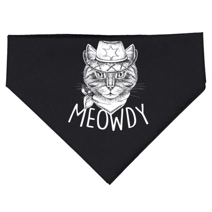 Meowdy Texas Cat USA-Made Doggie Bandana