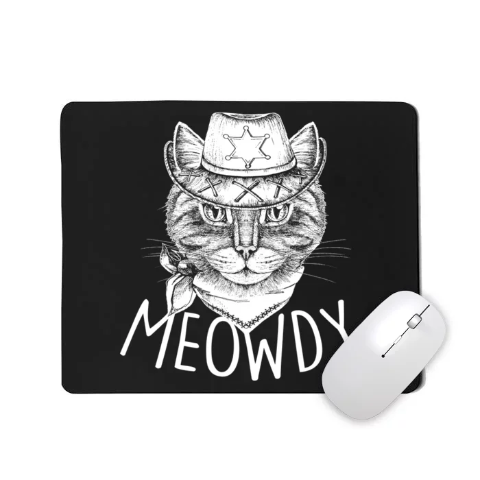 Meowdy Texas Cat Mousepad