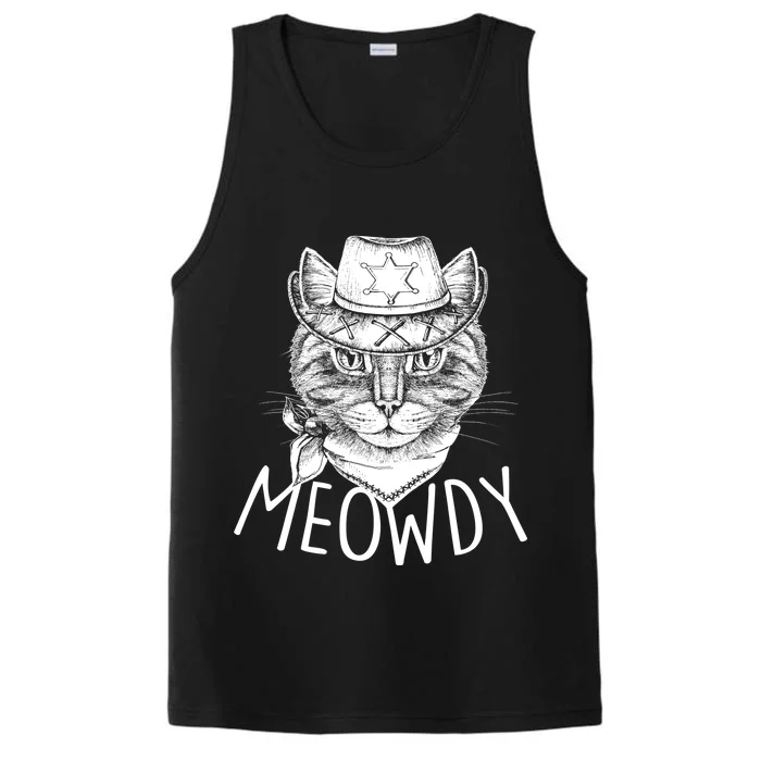 Meowdy Texas Cat Performance Tank