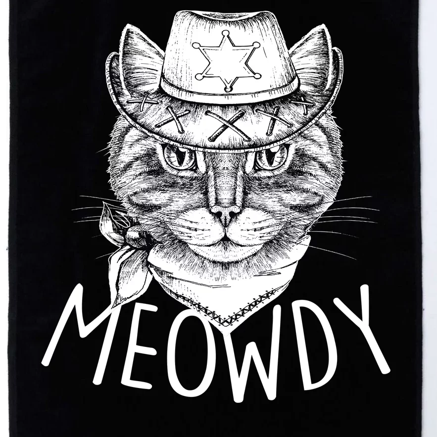 Meowdy Texas Cat Platinum Collection Golf Towel