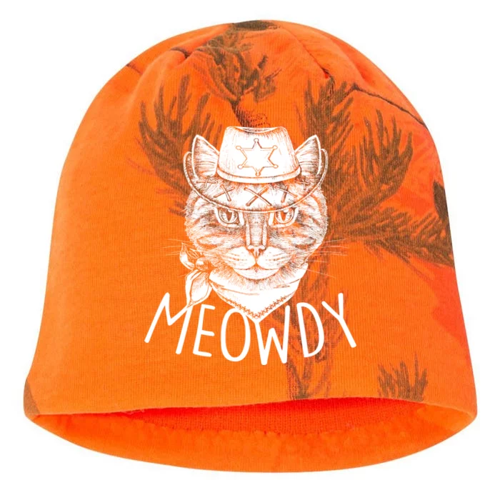 Meowdy Texas Cat Kati - Camo Knit Beanie