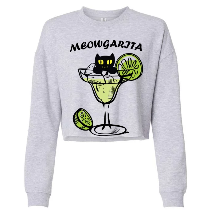 Meowgartia Cropped Pullover Crew