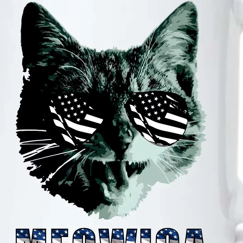 Meowica USA Cat Black Color Changing Mug