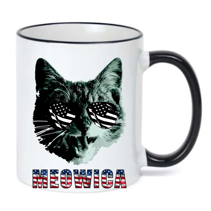 Meowica USA Cat Black Color Changing Mug