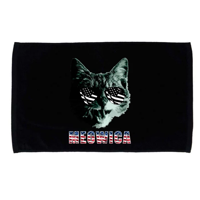 Meowica USA Cat Microfiber Hand Towel