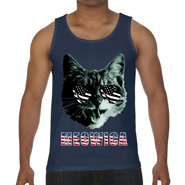 Meowica USA Cat Comfort Colors® Tank Top