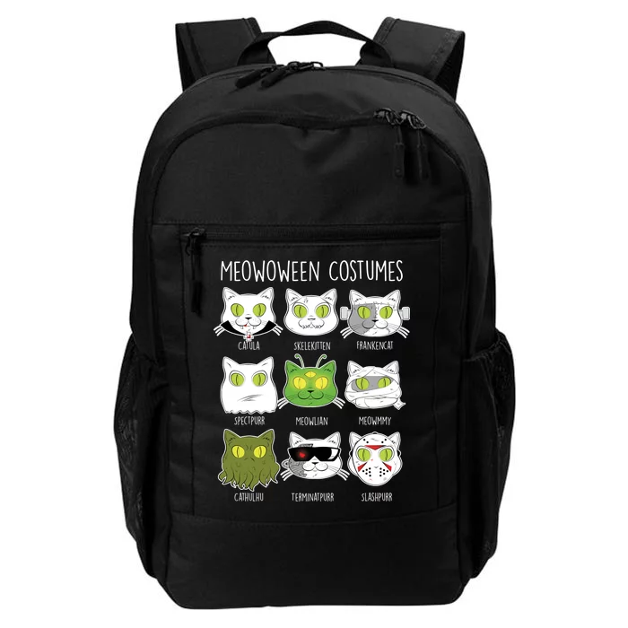 Meowoween Costumes Funny Cat Halloween Daily Commute Backpack